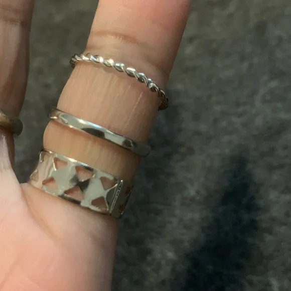 Silver 💍 Ring Bundle - Picture 2 of 2